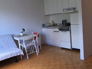 Heated & Large studio next to MCGILL University! Fridge + Stove!!